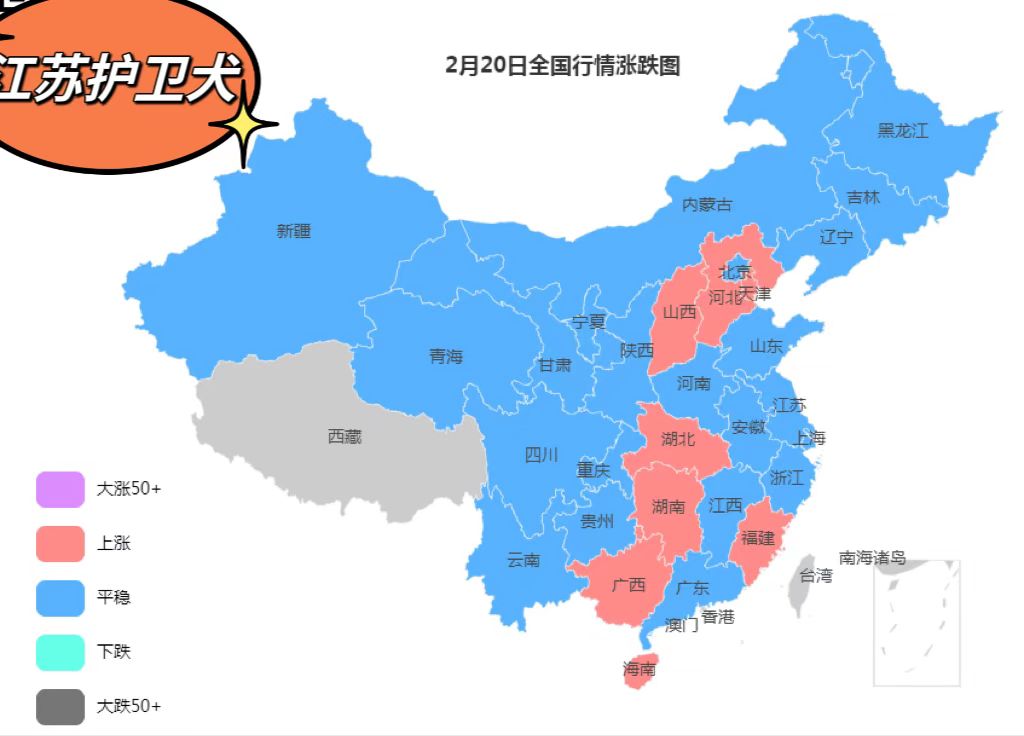 2023年2月20日全國鋼材（cái）行（háng）情走勢 